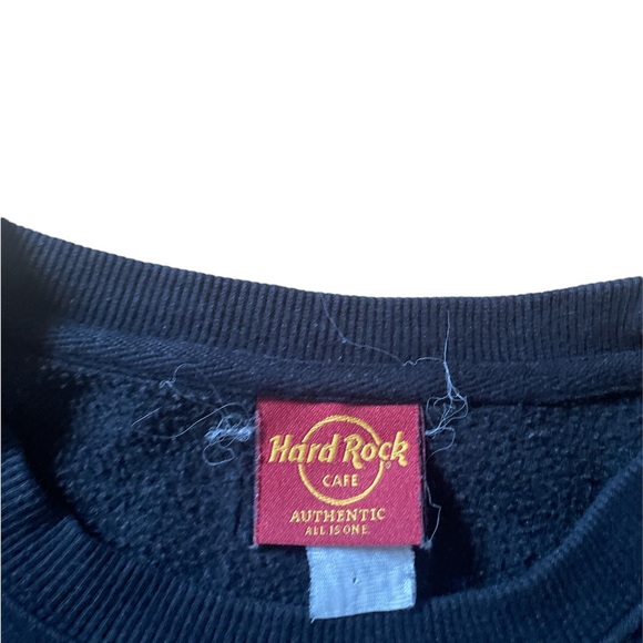 Hard Rock Cafe Black Crewneck Sweatshirt - Picture 3 of 3